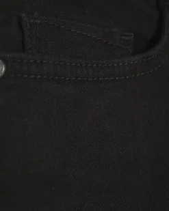 Black Mid Rise Flared Jeans