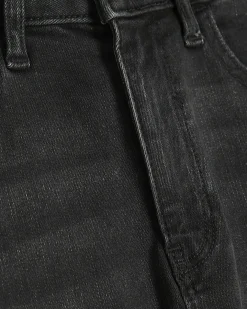 Black Mid Rise Skinny Jeans