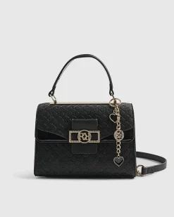 Black Mini Cross Body Tote Bag