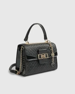 Black Mini Cross Body Tote Bag