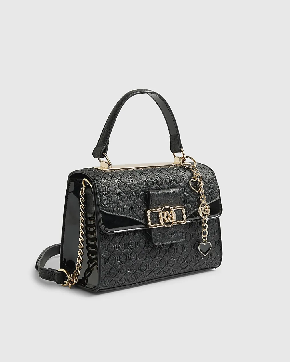 Black Mini Cross Body Tote Bag