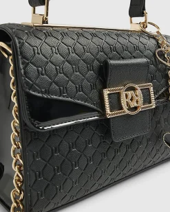 Black Mini Cross Body Tote Bag