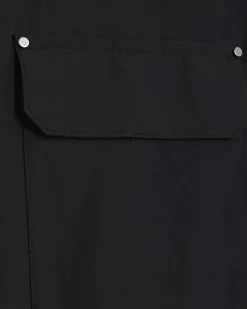 Black Muscle Fit Shacket