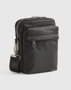 Black Nylon Cross Body Bag