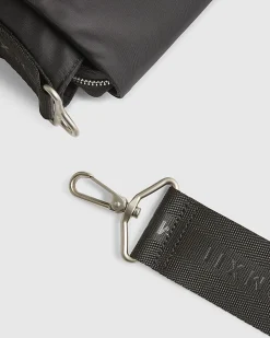 Black Nylon Messenger Bag
