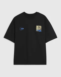 Black Oversized Cotton Brooklyn T-Shirt