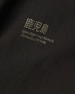 Black Oversized Cotton Dragon Graphic T-Shirt