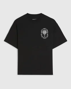 Black Oversized Cotton Saint Croix T-Shirt