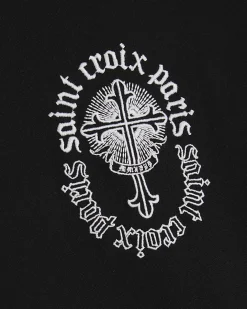 Black Oversized Cotton Saint Croix T-Shirt