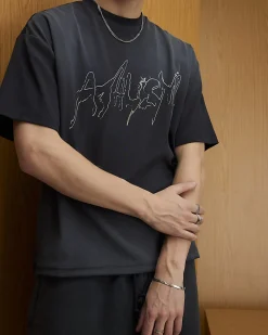 Black Oversized Fit Athletisme RXR T-Shirt