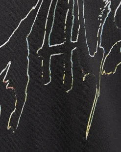 Black Oversized Fit Athletisme RXR T-Shirt