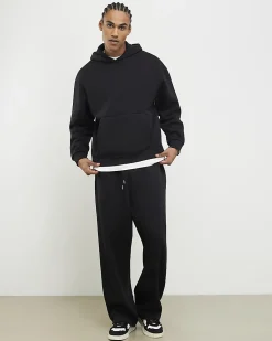 Black Oversized Fit Hoodie