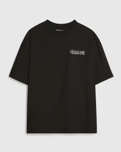 Black Oversized Fit Midweight Boxing T-Shirt