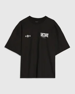 Black Oversized Fit Sanctuaire Champ T-Shirt