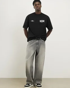 Black Oversized Fit Sanctuaire Champ T-Shirt