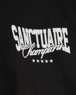 Black Oversized Fit Sanctuaire Champ T-Shirt