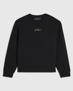 Black Oversized Premium Sweatshirt