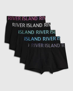 Black Pack Of 5 Trunks