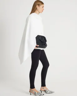 Black Ponte Leggings