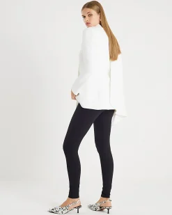 Black Ponte Leggings