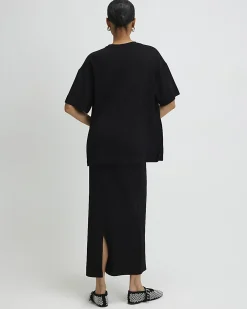 Black Premium Maxi Skirt