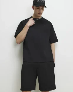 Black Premium Oversized Sanctuaire T-Shirt