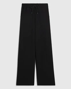 Black Premium Wide Leg Joggers