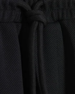 Black Regular Fit Cargo Shorts