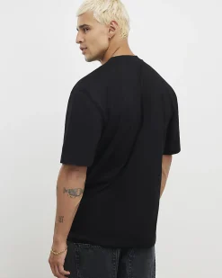 Black Regular Fit Crew Neck T-Shirts 3 Pack