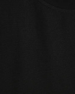 Black Regular Fit Essential Tank Top