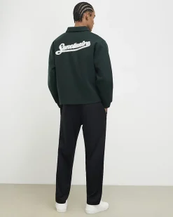 Black Regular Fit Pleated Joggers