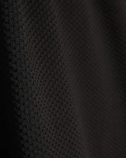 Black Regular Fit Textured Cargo Shorts