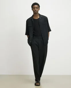 Black RI Studio Crinkle Shirt