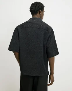 Black RI Studio Crinkle Shirt