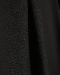 Black RI Studio Wide Leg Pleat Trousers