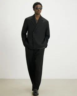 Black RI Studio Wrap Blazer