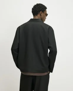 Black RI Studio Wrap Blazer