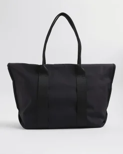 Black Roll Top Holdall Bag