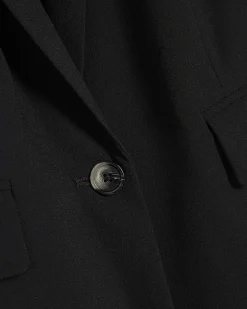 Black Single Breasted Blazer