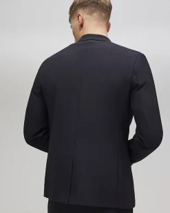 Black Skinny Fit Comfort Stretch Suit Jacket