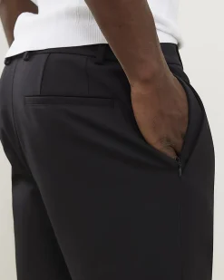 Black Skinny Fit Elasticated Stretch Shorts