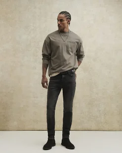 Black Skinny Fit Stretch Jeans