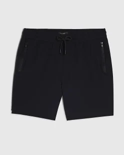 Black Skinny Fit Stretch Shorts