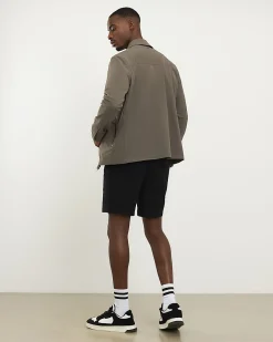Black Skinny Fit Stretch Shorts