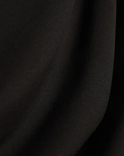 Black Sleeveless Asymmetric Drape Jumpsuit