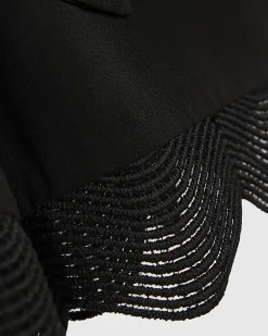 Black Sleeveless Button Detail Playsuit