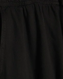 Black Slim Fit Cargo Trousers