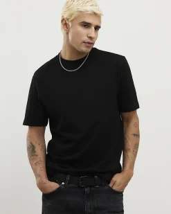 Black Slim Fit Cotton T-Shirt 3 Pack
