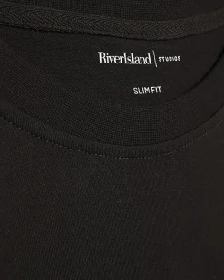 Black Slim Fit Cotton T-Shirt 3 Pack