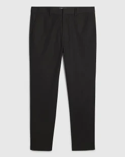 Black Slim Fit Stretch Chino Trousers
